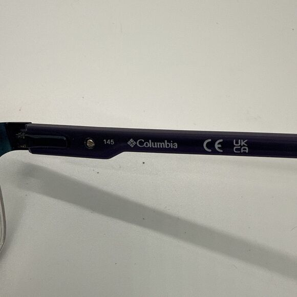 Columbia Eyeglasses Frames Only C3015 410 Dark Blue Rectangle Half Rim 57-16 145 - Picture 5 of 7